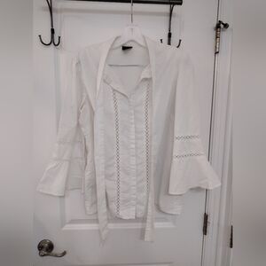 Elegant White Women's Top